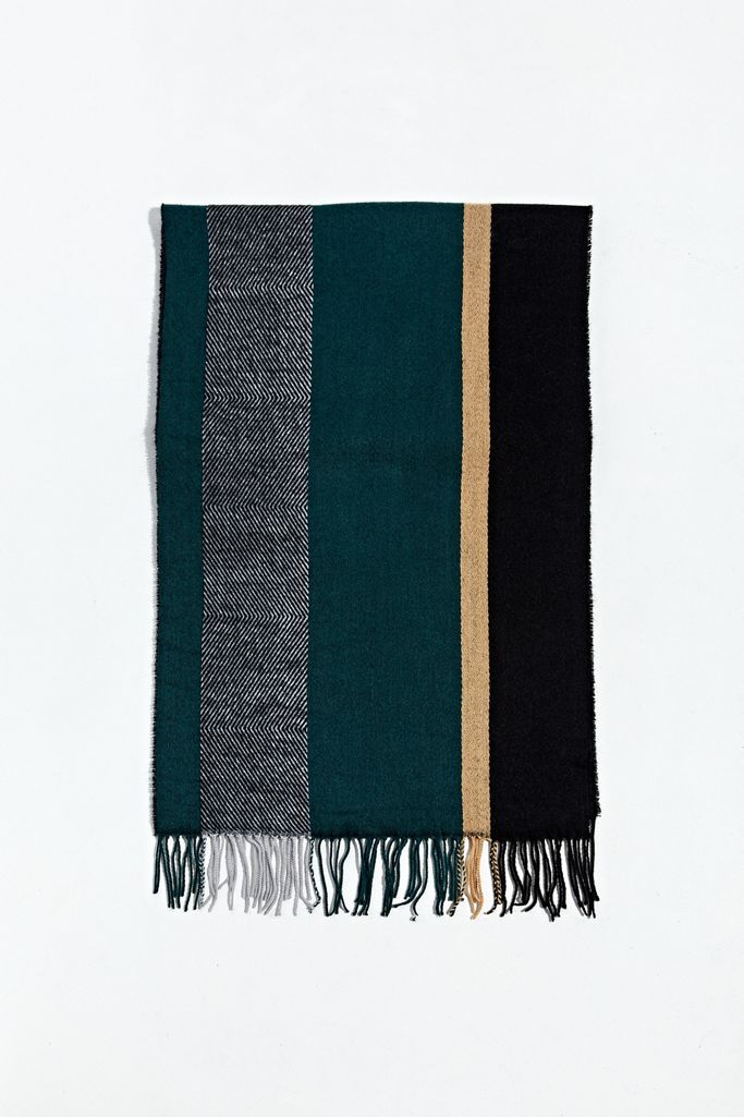 UO Mixed Pattern Scarf Urban Outfitters