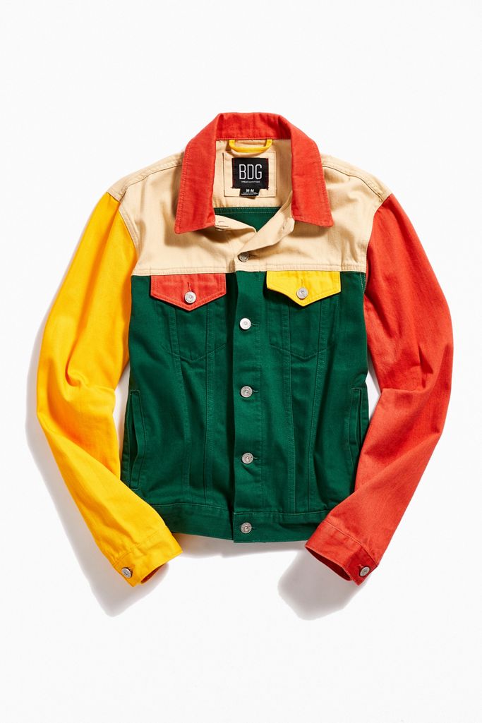 BDG Colorblock Denim Trucker Jacket | Urban Outfitters