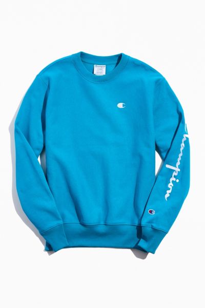 turquoise champion sweater