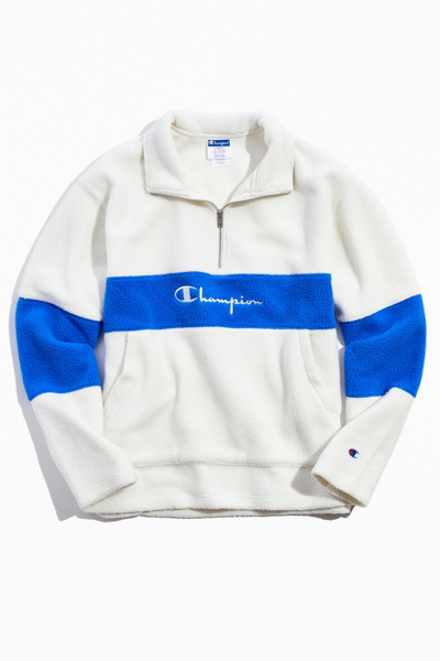 white champion quarter zip