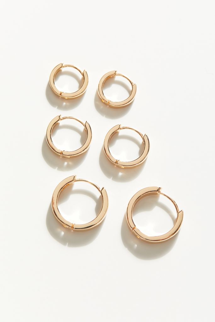 Huggie Hoop Earring Set Urban Outfitters