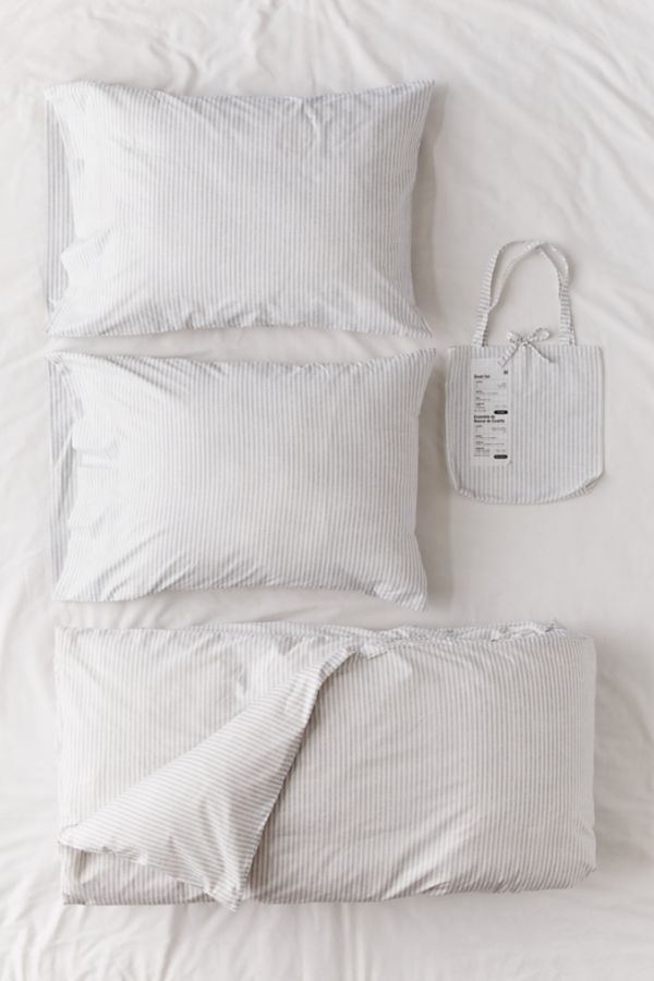 Ticking Stripe Duvet Set Urban Outfitters