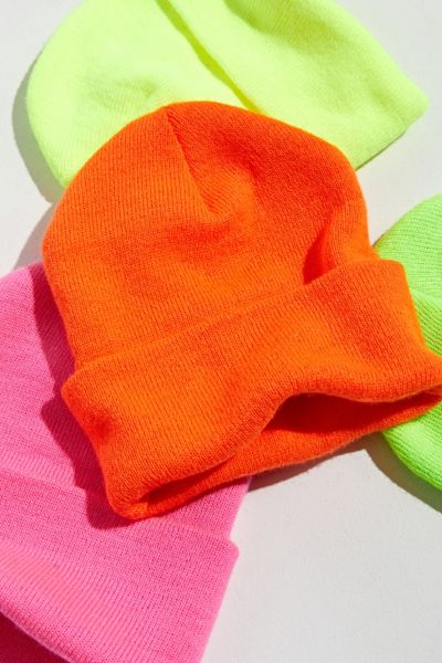 neon beanie hat