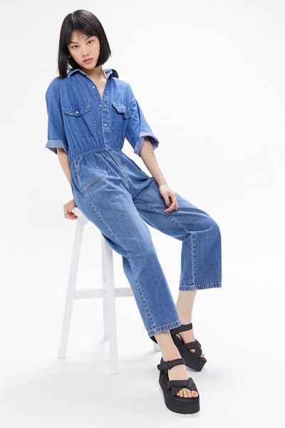 denim jumpsuit urban outfitters