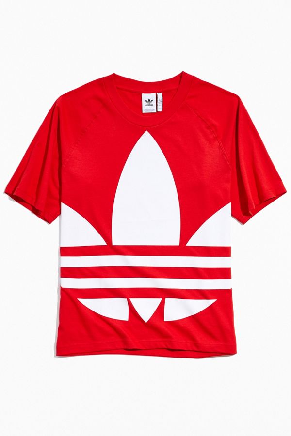 adidas big trefoil tee