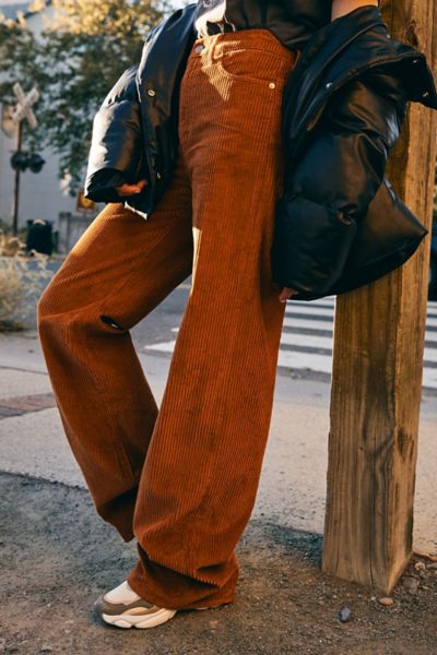 ribcage wide leg corduroy pants