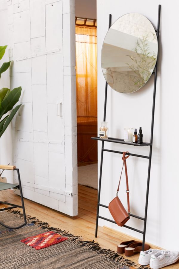 Izzy Entryway Storage Mirror Urban Outfitters