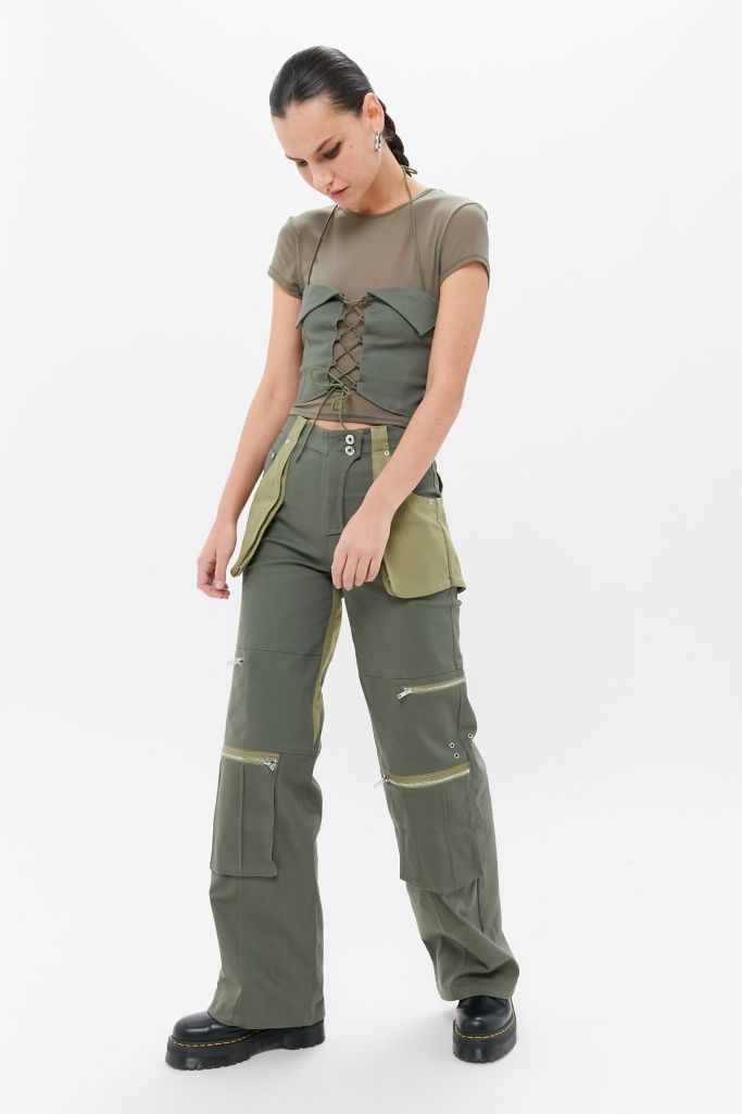 I.AM.GIA Blaze Wide Leg Cargo Pant Urban Outfitters