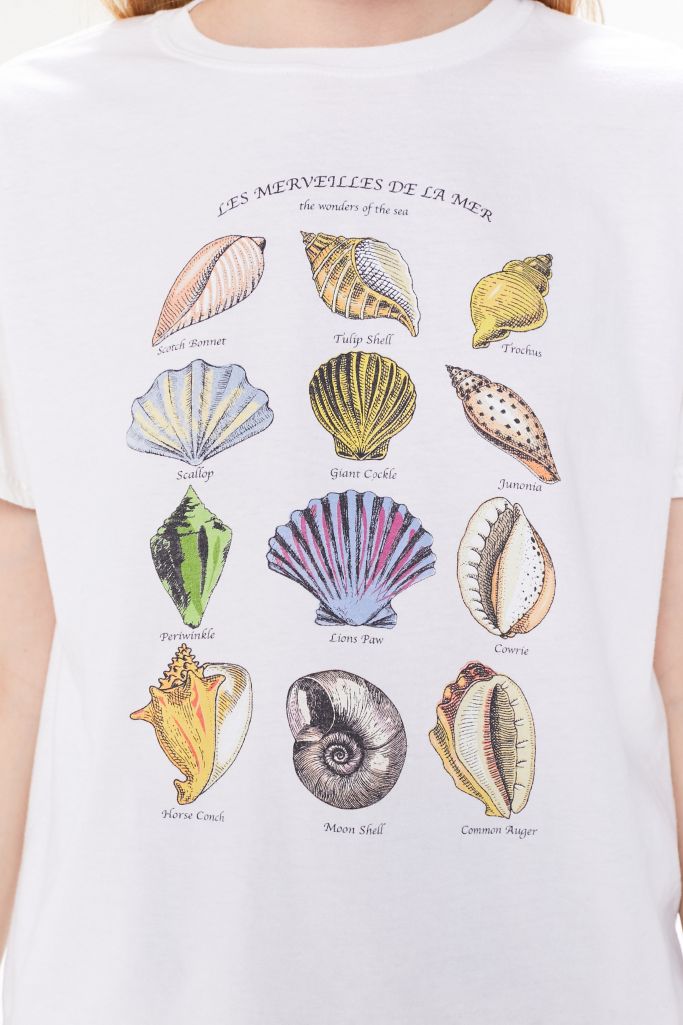 BDG Seashell Chart Tee Urban Outfitters