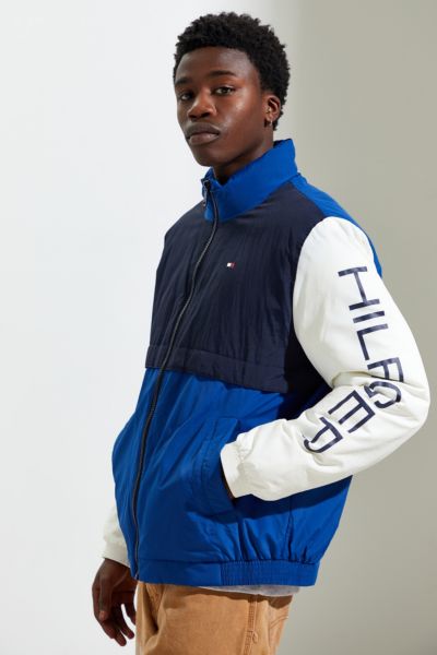 tommy hilfiger puffer jacket urban outfitters