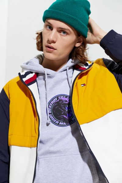 tommy hilfiger puffer jacket urban outfitters