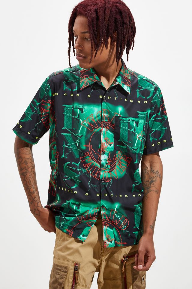 40s & Shorties Doomsday Short Sleeve Button-Down Shirt | Urban Outfitters