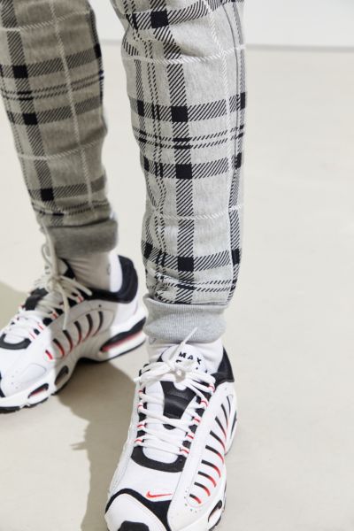 champion uo exclusive plaid reverse weave jogger pant