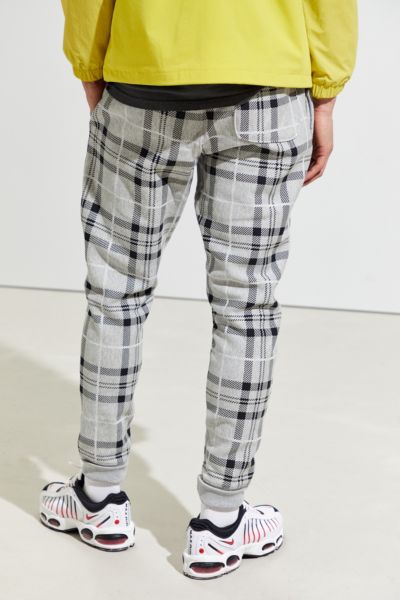 plaid champion joggers