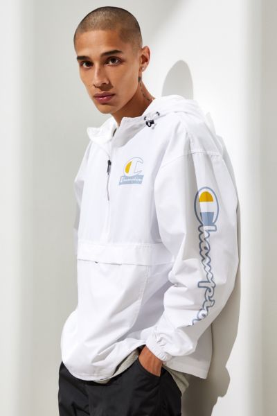 champion uo exclusive logo anorak jacket