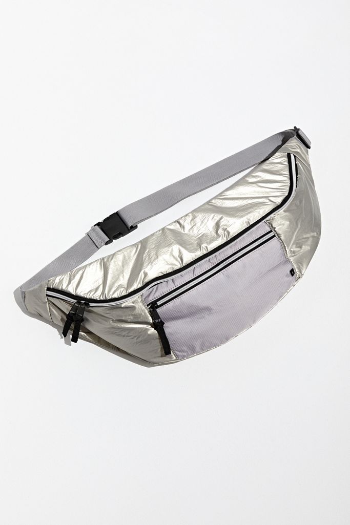 UO Oversized Silver Sling Bag Urban Outfitters