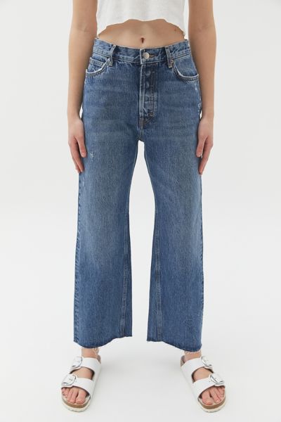 retro wide leg jeans