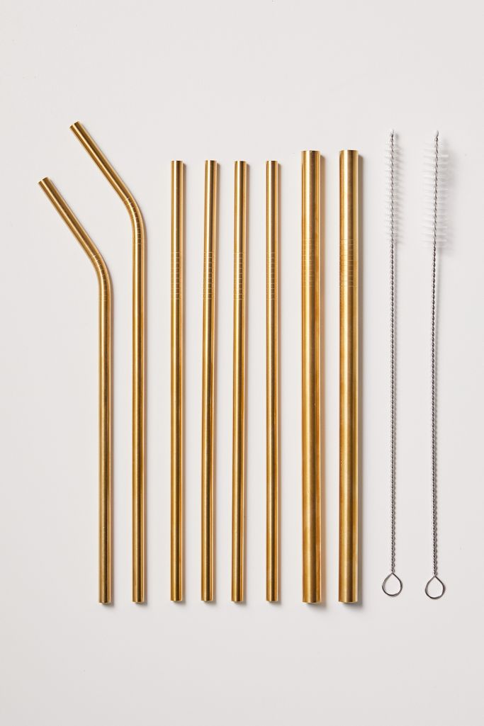 Variety Stainless Steel Straw Set Urban Outfitters Canada