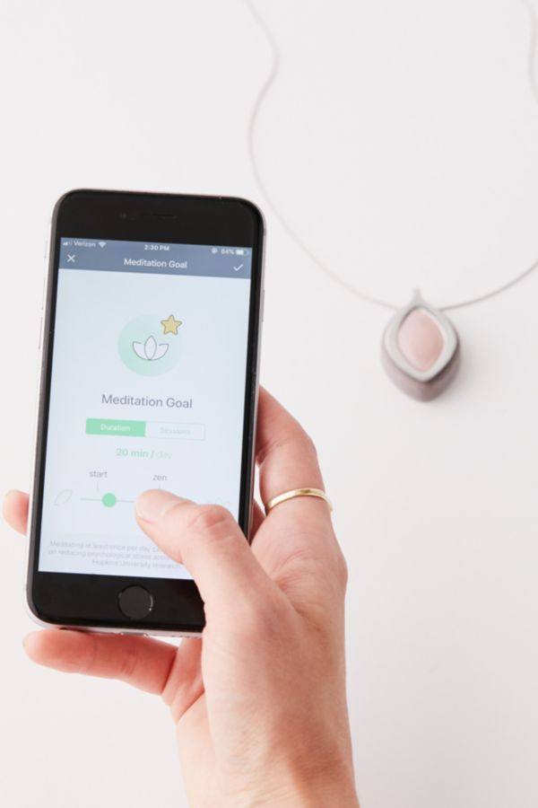 Bellabeat Leaf Chakra Health Tracker Necklace Urban Outfitters