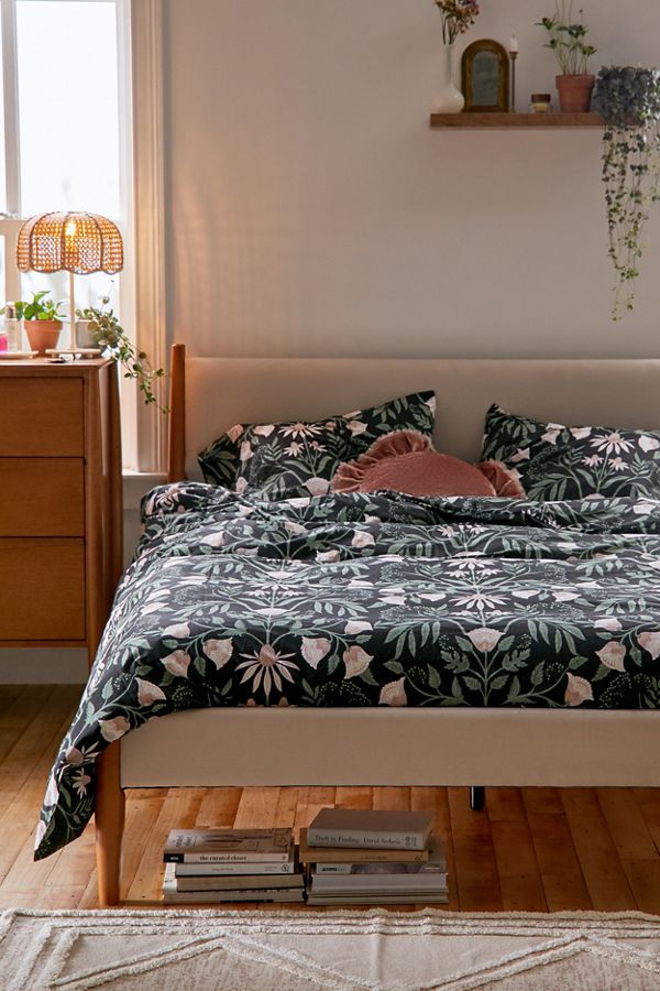 Slide View: 1: Camille Floral Duvet Set