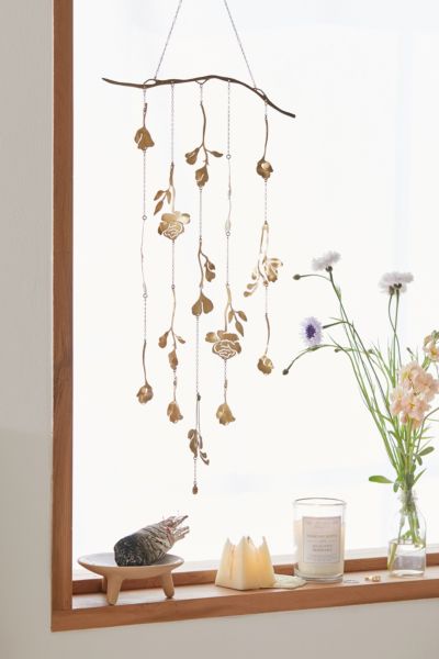 Ariana Ost Gilded Floral Wall Hanging