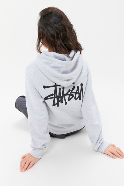 stussy basic hoodie sweatshirt