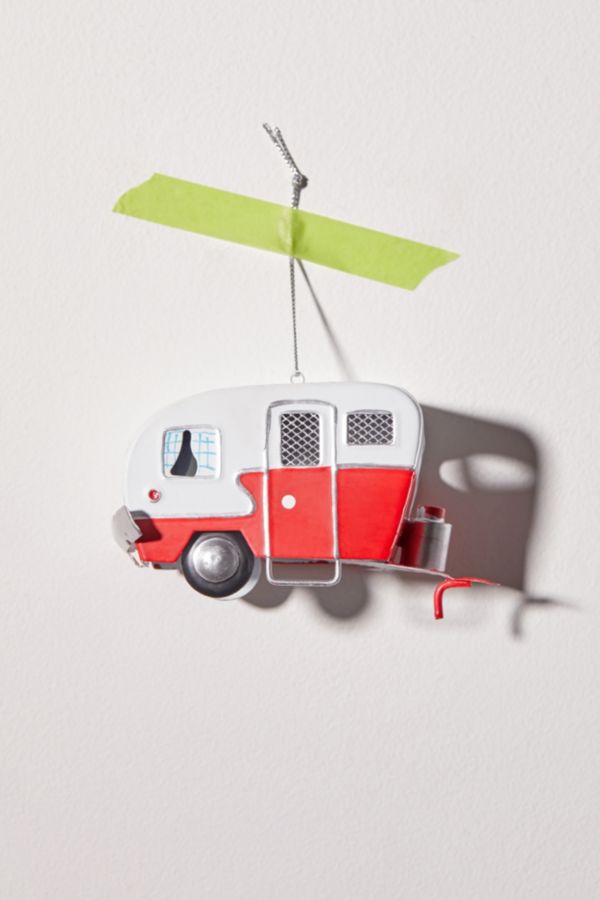 Tin Camper Van Christmas Ornament  Urban Outfitters