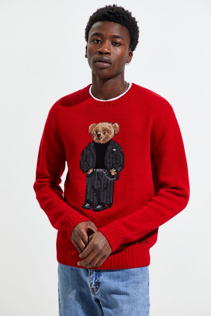 Polo Ralph Lauren Suit Bear Crew Neck Sweater | Urban Outfitters