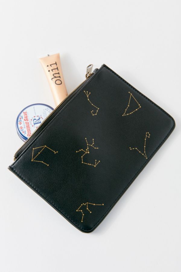 Zodiac Black Pouch | Urban Outfitters