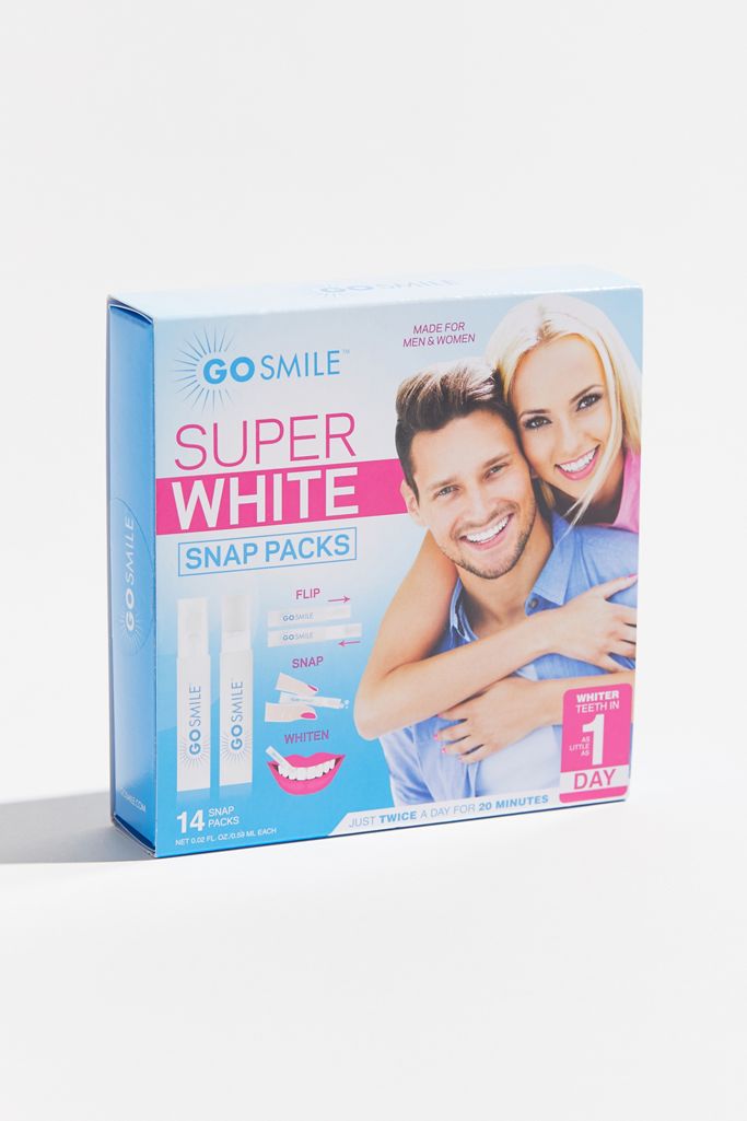 GO SMILE Super White Snap Packs Urban Outfitters Canada