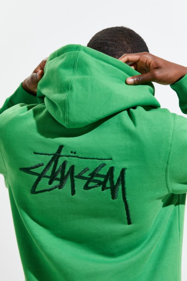 Stussy Embroidered Applique Hoodie Sweatshirt 