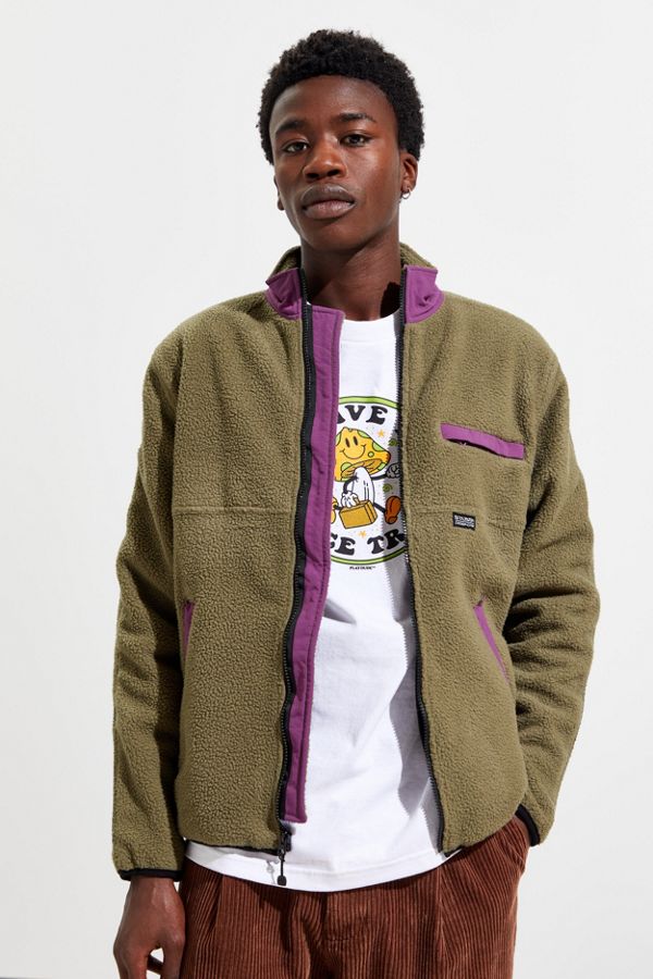 Stussy Polar Fleece Mock Neck Jacket | Urban Outfitters