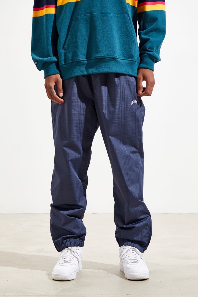 Stussy Plaid Nylon Track Pant | Urban Outfitters