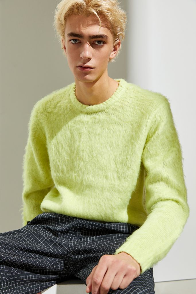 Stussy Brushed Crew Neck Sweater | Urban Outfitters