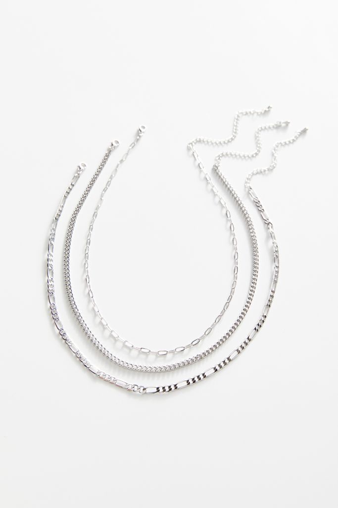 Simple Chain Necklace Set Urban Outfitters