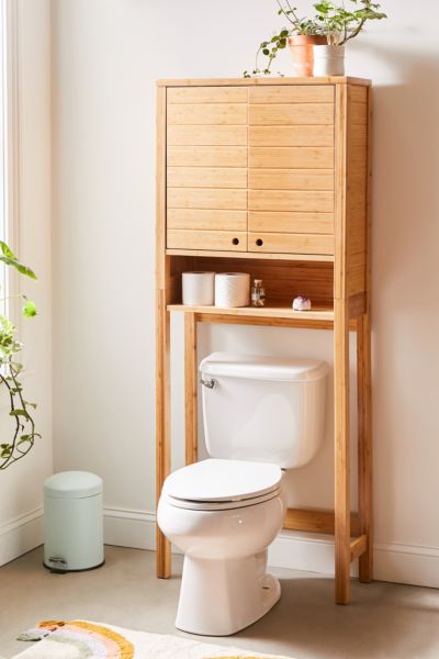 bathroom toilet shelf