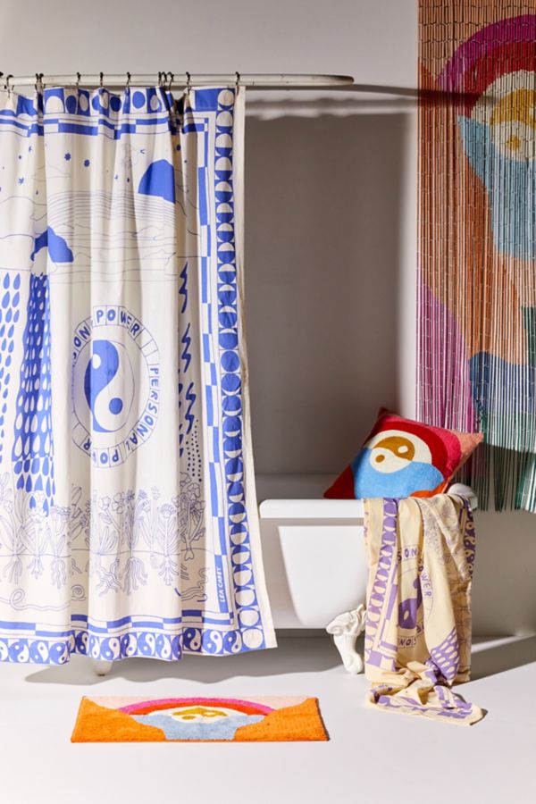 Lea Carey Uo Exclusive Landscape Bamboo Beaded Curtain Urban