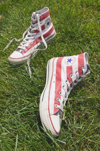 vintage american flag converse high tops