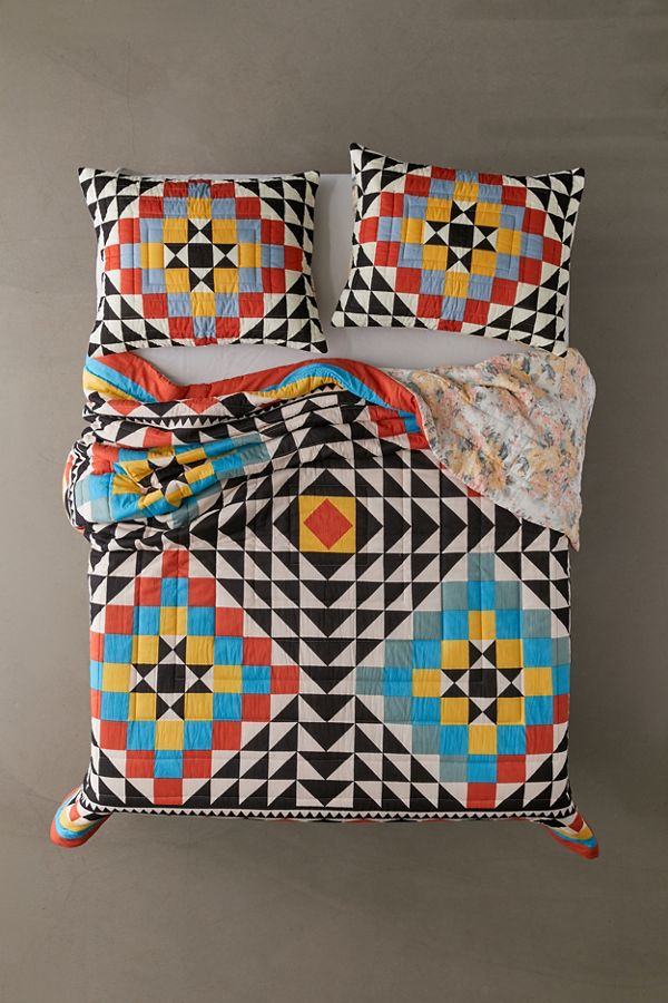 Kaleidoscope Reversible Quilt Urban Outfitters Canada