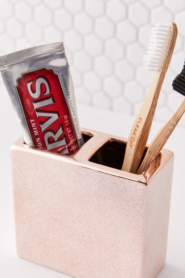 Rose Gold Toothbrush Holder Urban Outfitters