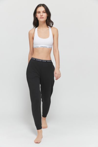 calvin klein fleece pants womens