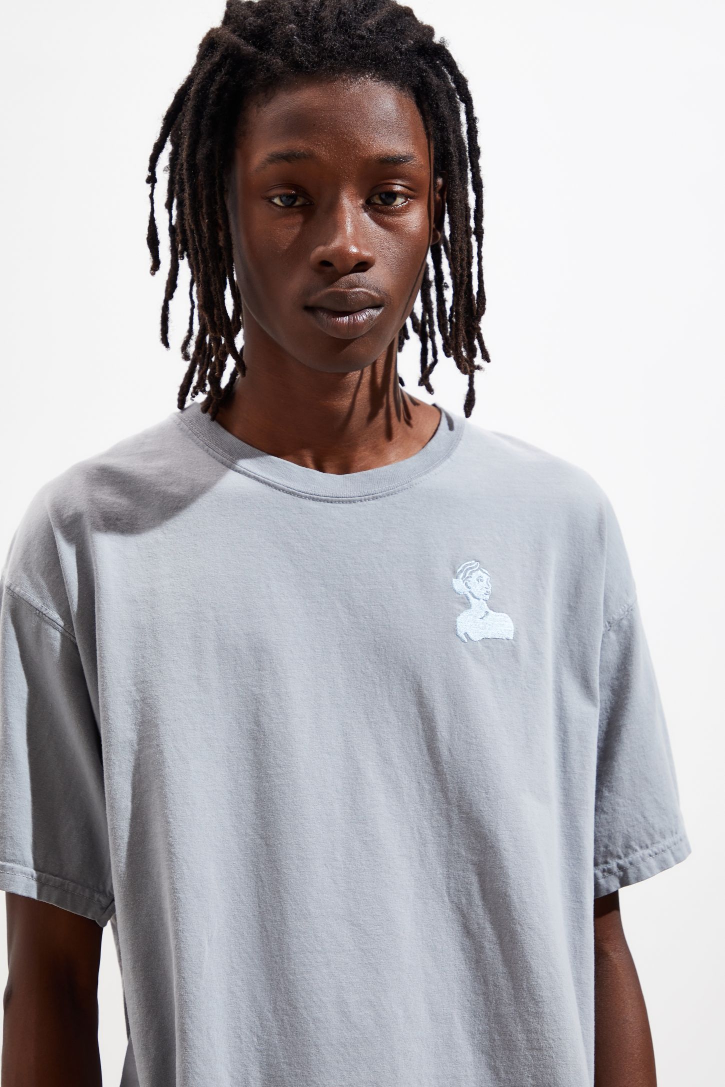 Comfort Colors Embroidered Statue Tee Urban Outfitters
