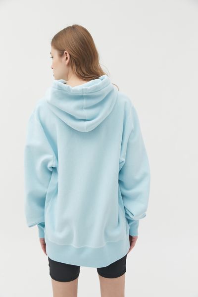 champion script sleeve boyfriend hoodie