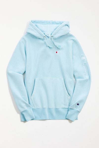 champion script sleeve boyfriend hoodie