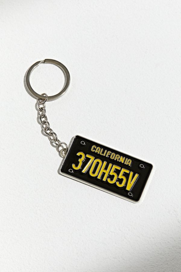 License Plate Keychain Urban Outfitters