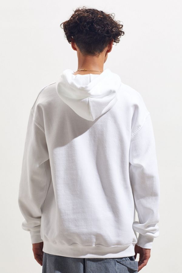 white cloak with hood and sleeves