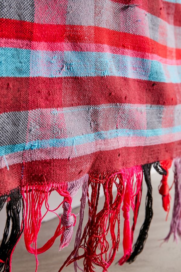 Urban Renewal OneOfAKind Moroccan Woven Plaid Throw Blanket Urban Outfitters