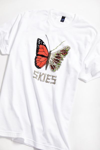 lil skies butterfly ribs hoodie