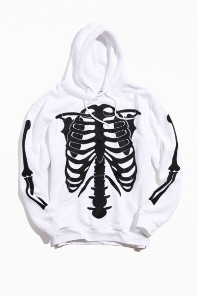 skeleton pullover hoodie