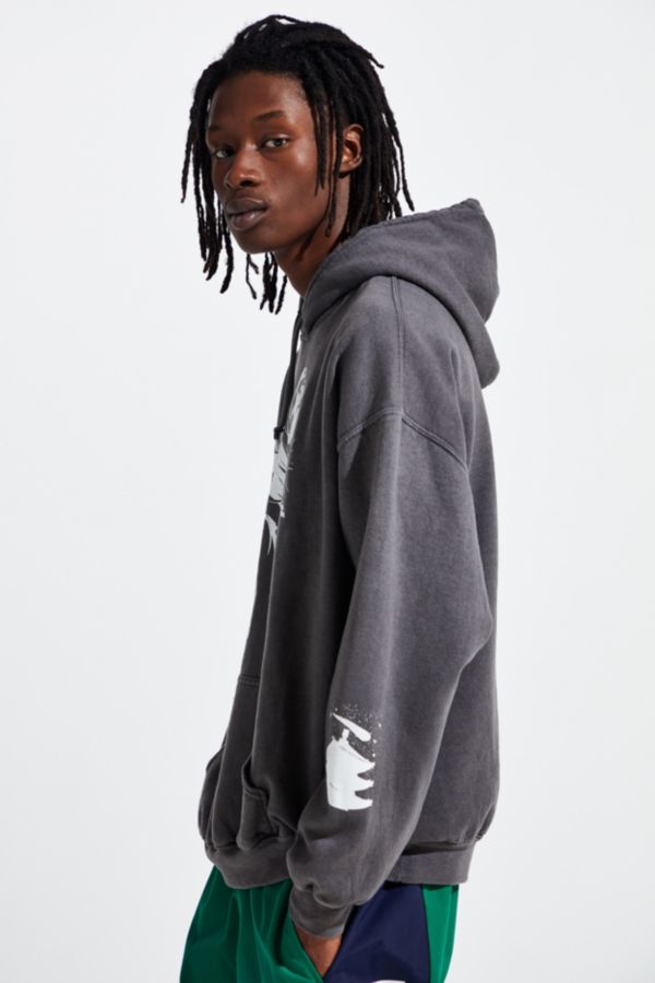 Restless Anime Pigment Dye Hoodie Sweatshirt | Urban Outfitters